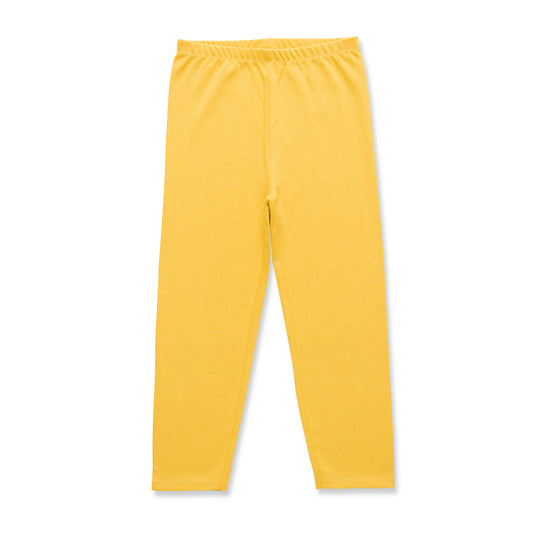 Blissberry Casual Solid Fashion Leggings For Girls BBK-CB-02 YELLOW-MINI