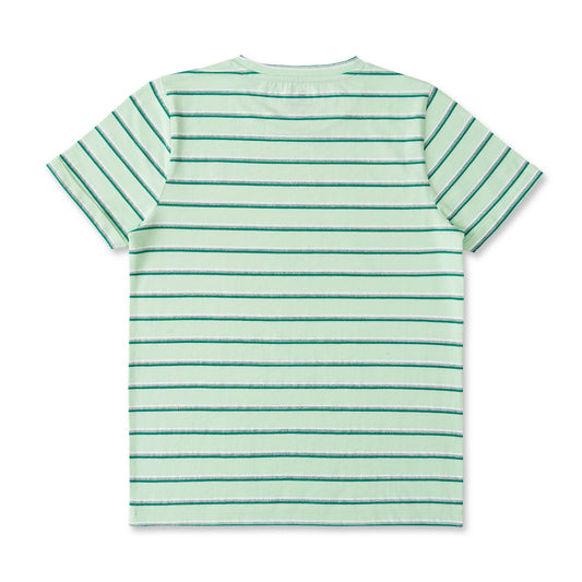 Blissberry Casual Striped Fashion Tops For Girls-BBK-YDT-01 GREEN-BIG