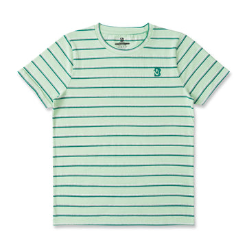 Blissberry Casual Striped Fashion Tops For Girls-BBK-YDT-01 GREEN-MINI