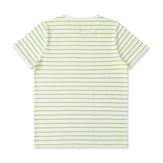 Blissberry Casual Striped Fashion Tops For Girls-BBK-YDT-01 LIME-BIG