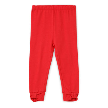 Blissberry Fashion Cotton leggings for Girls Bbk-aw-b10 Red