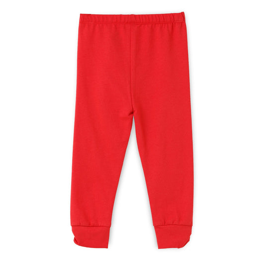 Blissberry Fashion Cotton leggings for Girls Bbk-aw-b10 Red