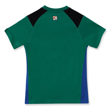 Claziboys Cotton Round Neck T Shirt for boys Clz-aw-t-05 Green