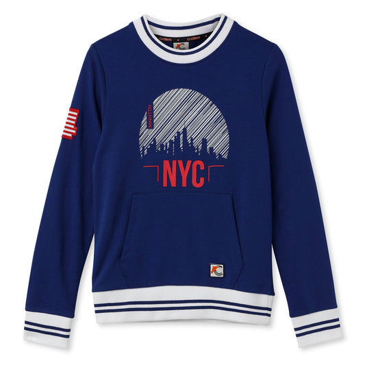 Claziboys Cotton Sweatshirt for boys Clz-aw-sw-14 Navy