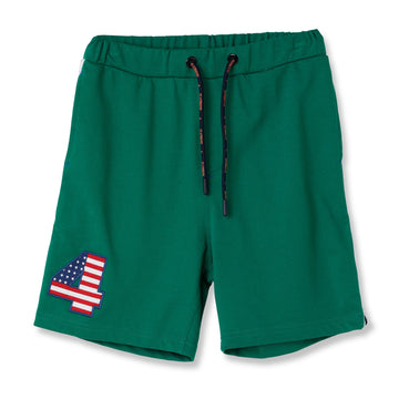 Claziboys Cotton Shorts for boys Clz-aw-sh-09 Green