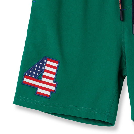 Claziboys Cotton Shorts for boys Clz-aw-sh-09 Green