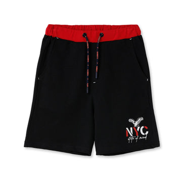 Claziboys Cotton Shorts for boys Clz-aw-sh-08 Black