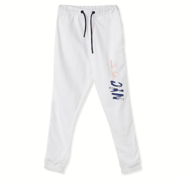 Claziboys Cotton Joggers for boys Clz-aw-jg-12 White