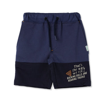 Kiddokio Cotton Shorts for boys Kdk-aw-sh-07 Blue