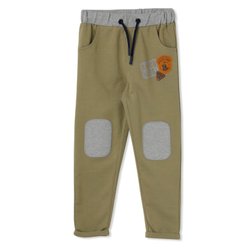 Kiddokio Cotton Joggers for boys Kdk-aw-tr-09 Green