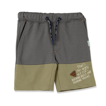 Kiddokio Cotton Shorts for boys Kdk-aw-sh-07 Dark Grey