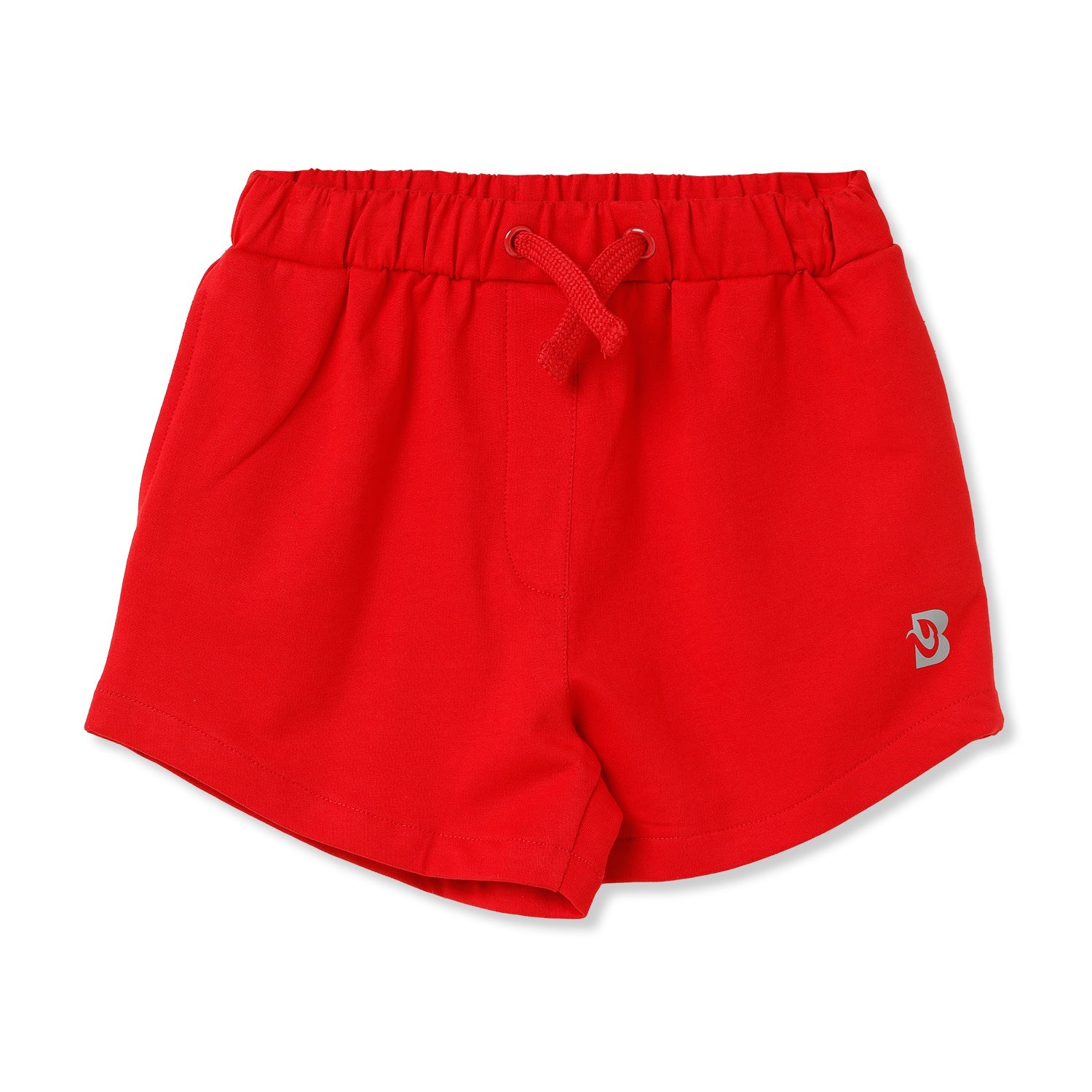 Blissberry Cotton Trendy Shorts for Girls Bbk-aw-b22 Red